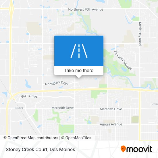 Mapa de Stoney Creek Court