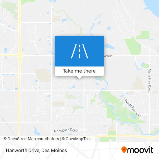 Hanworth Drive map