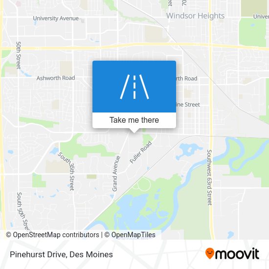 Pinehurst Drive map