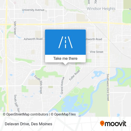 Mapa de Delavan Drive