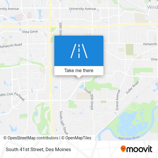 Mapa de South 41st Street