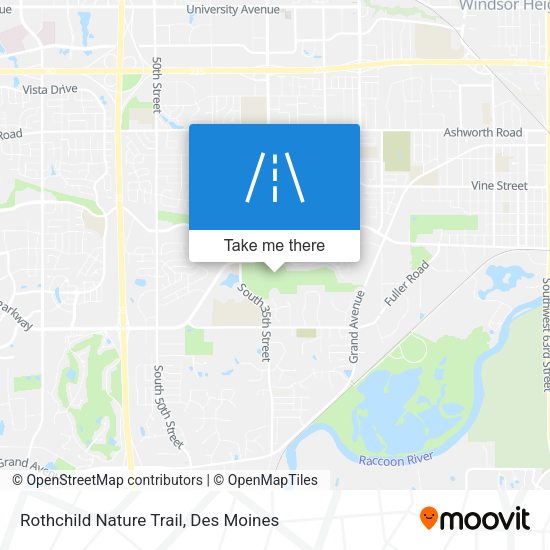 Rothchild Nature Trail map