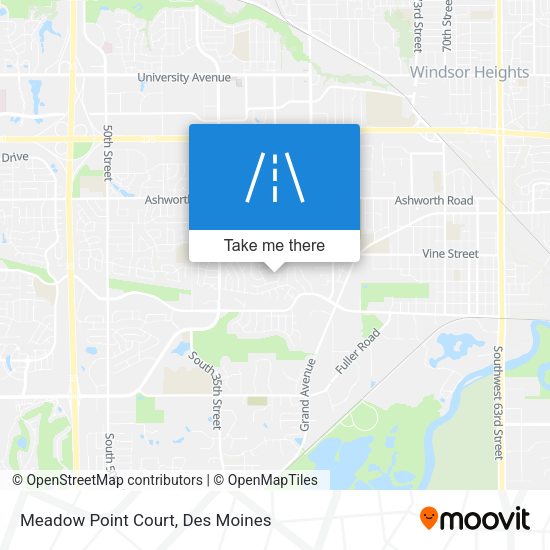 Meadow Point Court map