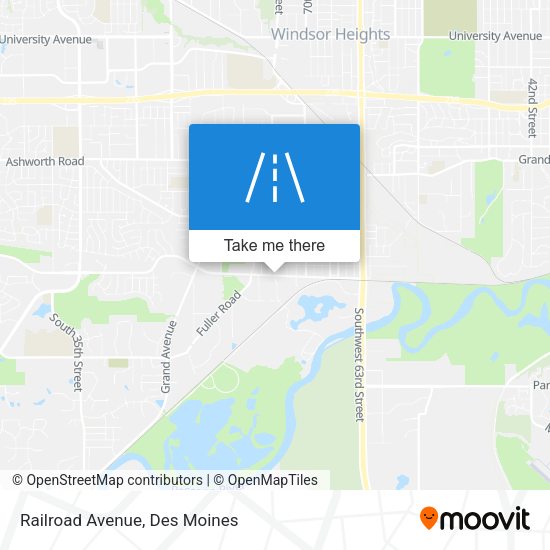 Railroad Avenue map