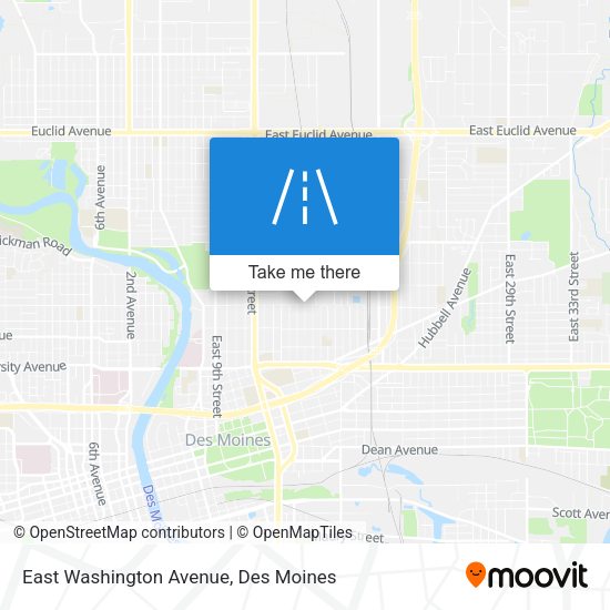 Mapa de East Washington Avenue