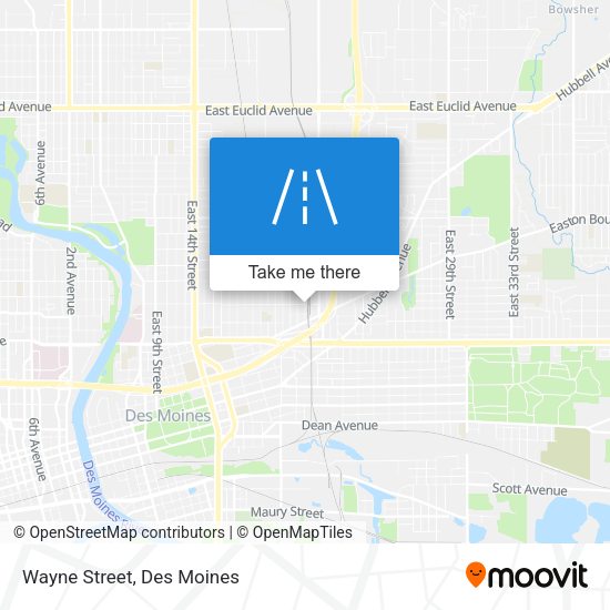 Mapa de Wayne Street