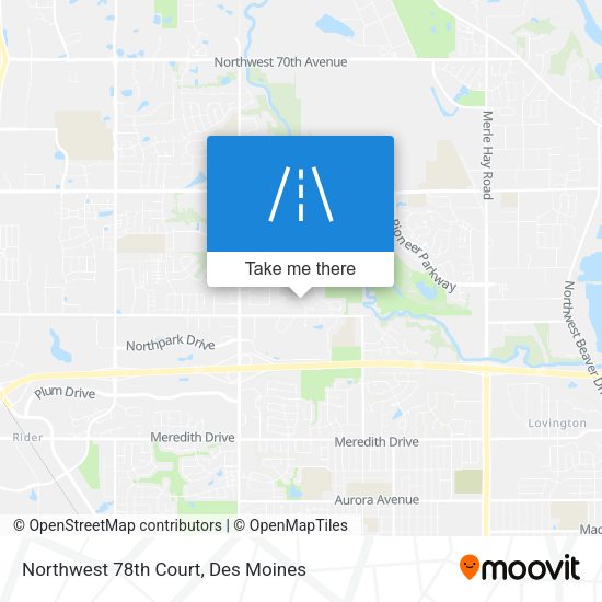 Northwest 78th Court map