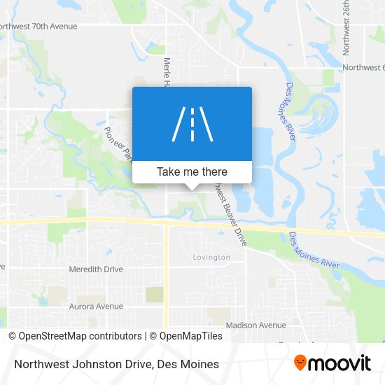 Mapa de Northwest Johnston Drive