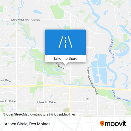 Mapa de Aspen Circle