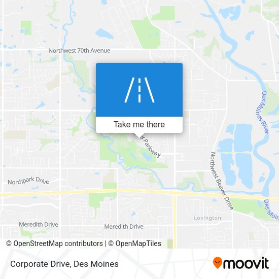 Mapa de Corporate Drive
