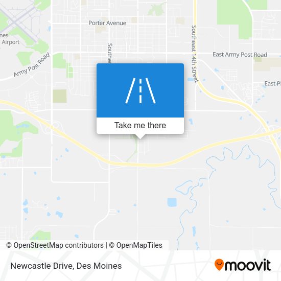 Newcastle Drive map