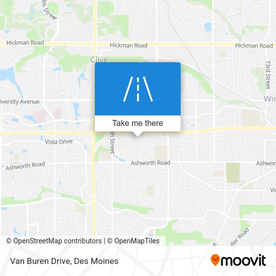 Van Buren Drive map