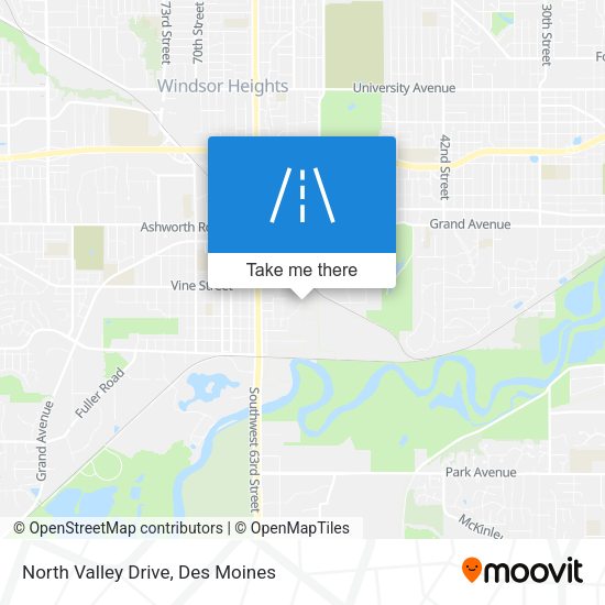 Mapa de North Valley Drive