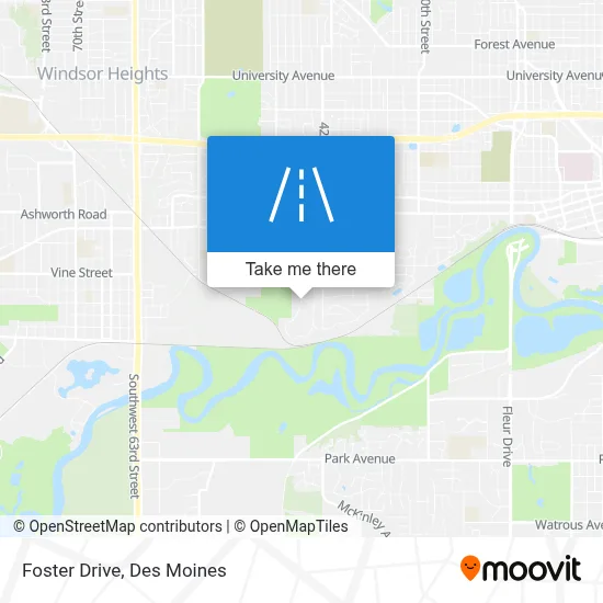 Foster Drive map