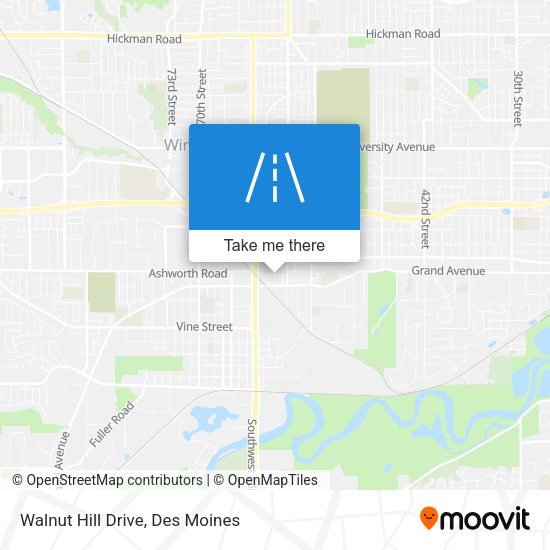 Mapa de Walnut Hill Drive