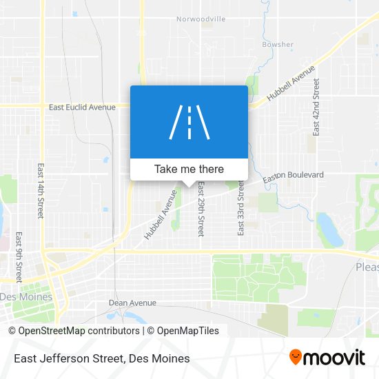 East Jefferson Street map