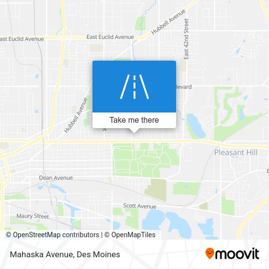 Mahaska Avenue map