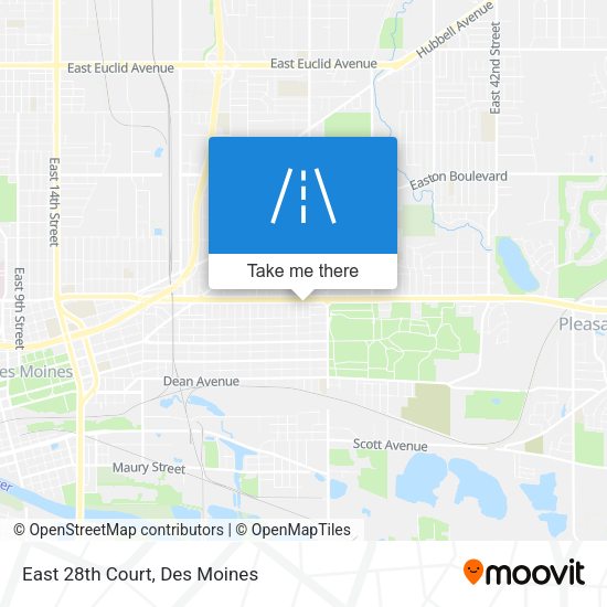 Mapa de East 28th Court