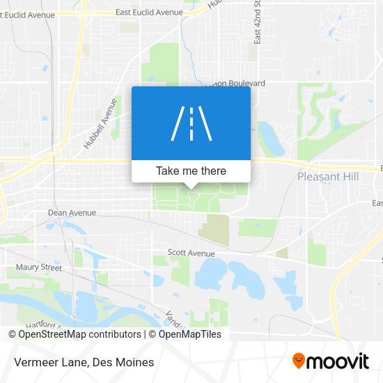 Mapa de Vermeer Lane