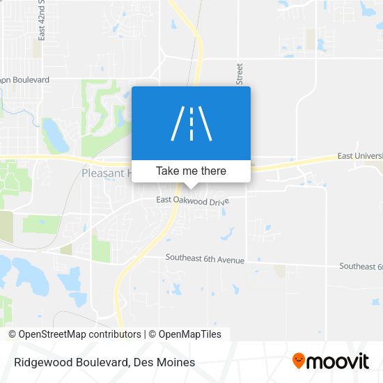 Ridgewood Boulevard map