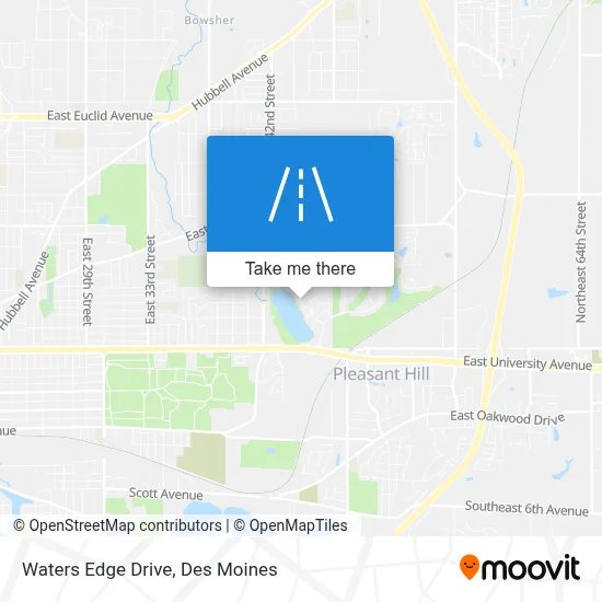 Waters Edge Drive map