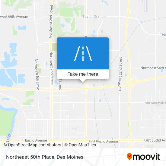 Mapa de Northeast 50th Place