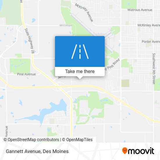 Mapa de Gannett Avenue