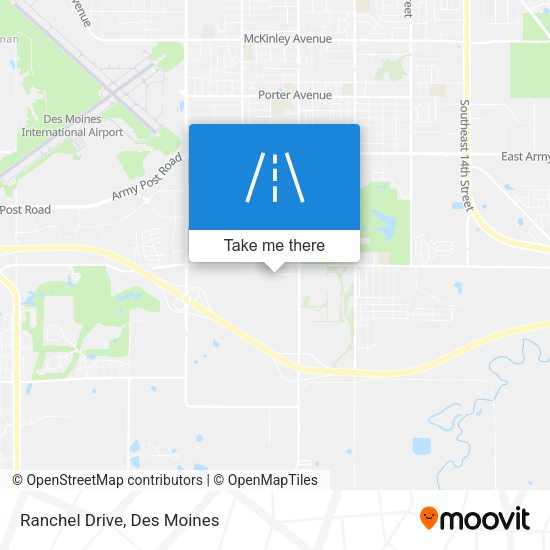Mapa de Ranchel Drive