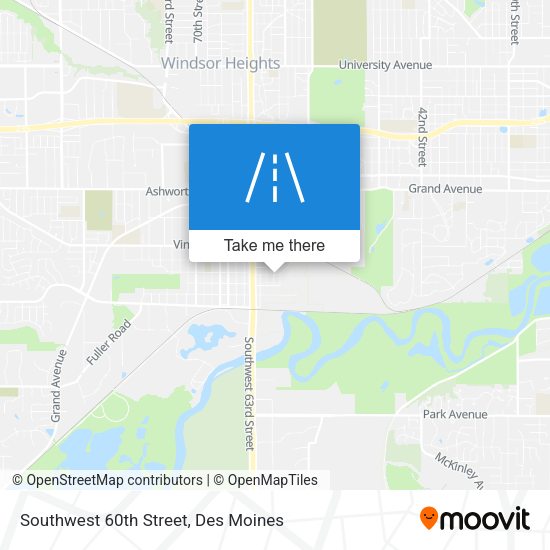 Mapa de Southwest 60th Street