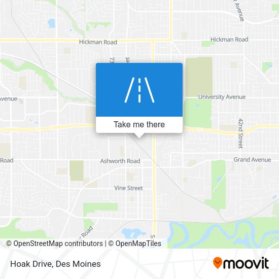 Mapa de Hoak Drive