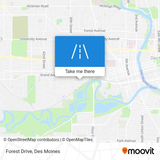 Mapa de Forest Drive