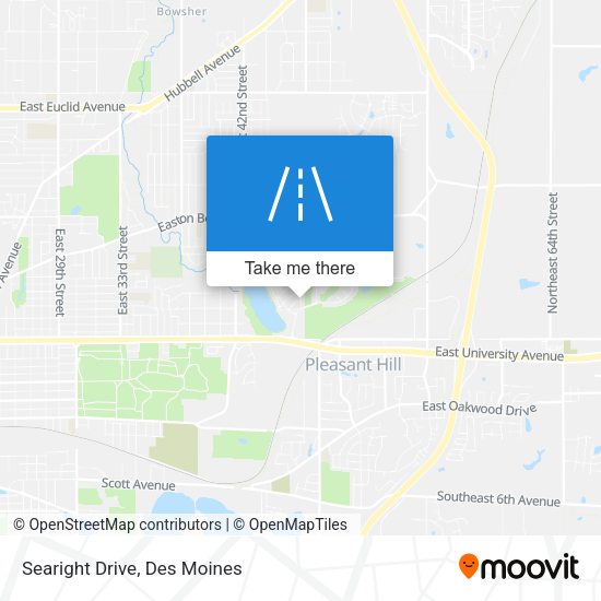 Searight Drive map
