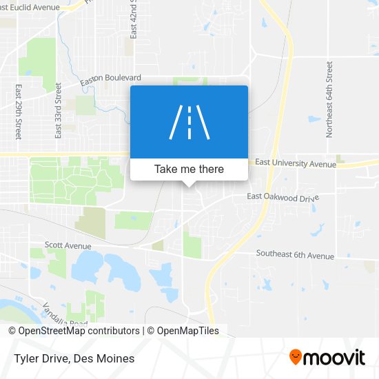 Tyler Drive map