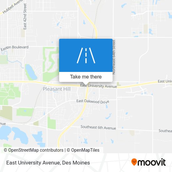 Mapa de East University Avenue