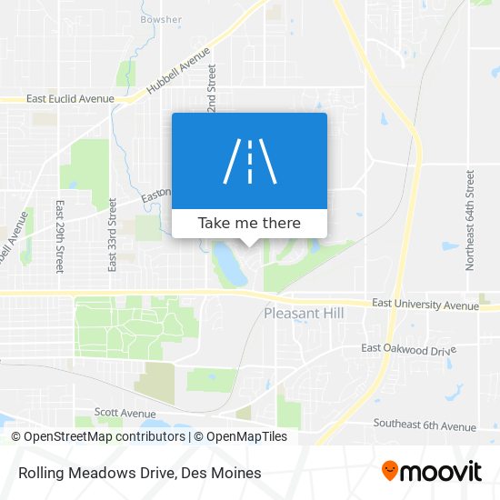 Rolling Meadows Drive map