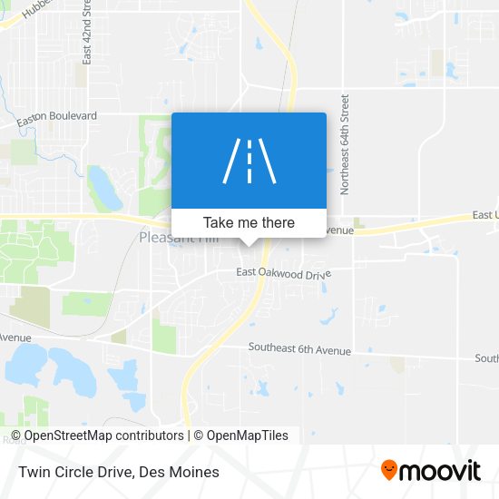 Twin Circle Drive map