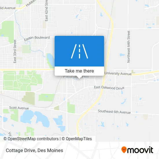 Cottage Drive map