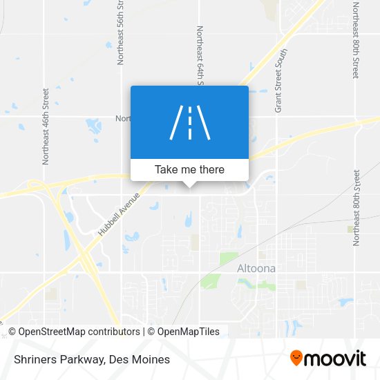 Mapa de Shriners Parkway