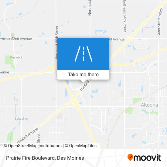 Prairie Fire Boulevard map