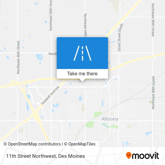 Mapa de 11th Street Northwest