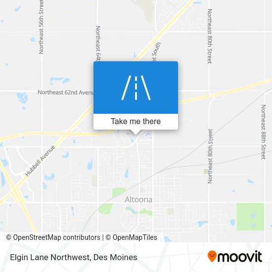 Mapa de Elgin Lane Northwest