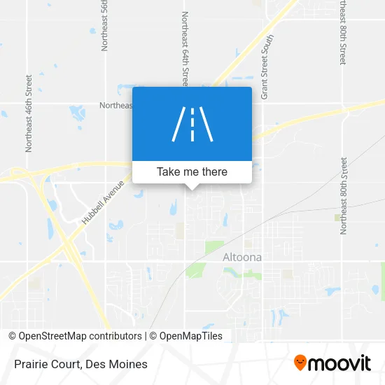 Prairie Court map