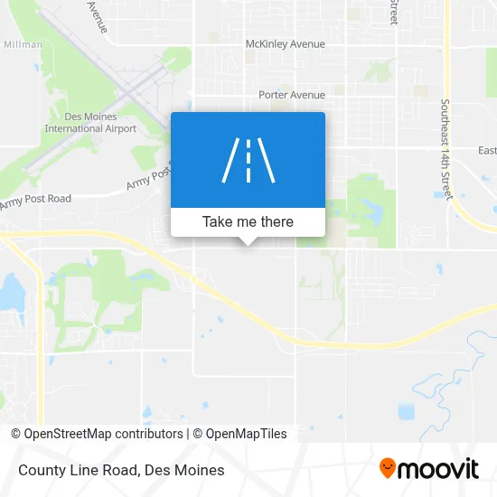County Line Road map
