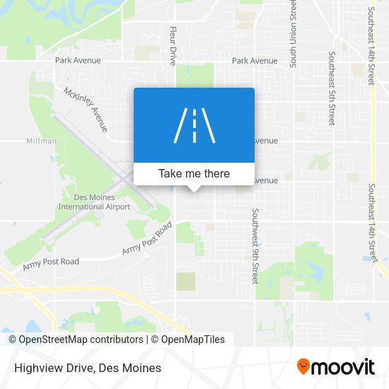 Highview Drive map