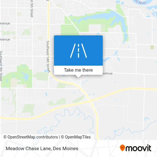 Meadow Chase Lane map