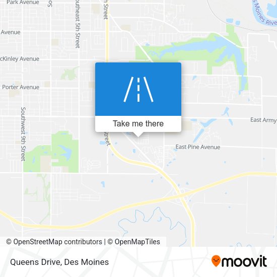 Mapa de Queens Drive