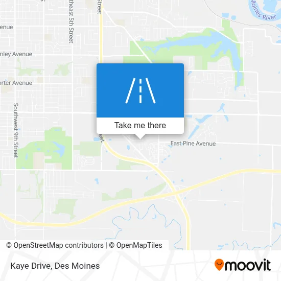 Kaye Drive map