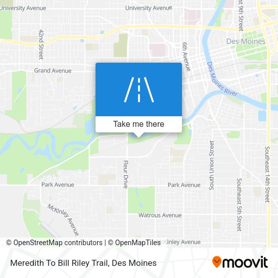 Meredith To Bill Riley Trail map