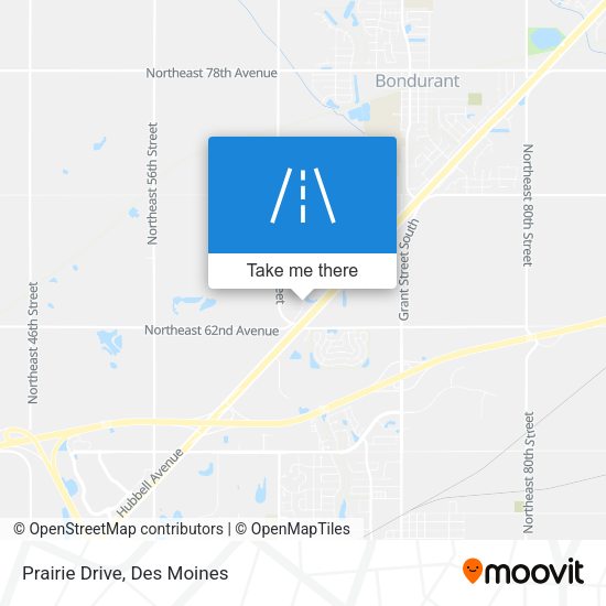 Prairie Drive map