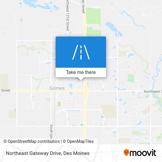 Northeast Gateway Drive map